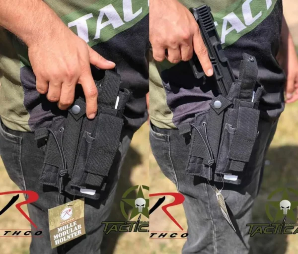 FUNDA AMBIDIESTRA MODULAR MOLLE DE NYLON