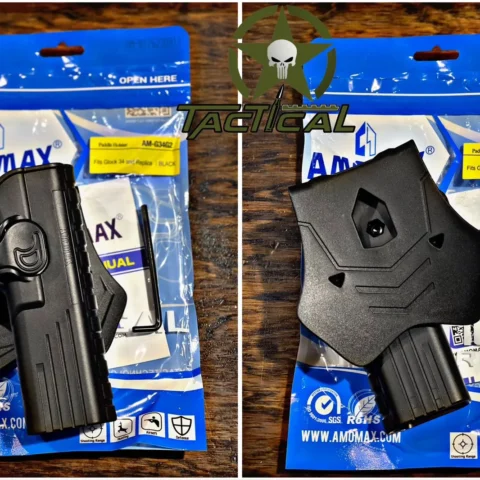 FUNDA AMOMAX PARA GLOCK 34 Y REPLICA