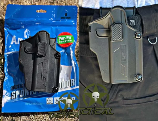 FUNDA AMOMAX UNIVERSAL GLOCK, SIG SAUER, CZ, RUGER, BERETTA, TAURUS, S&W