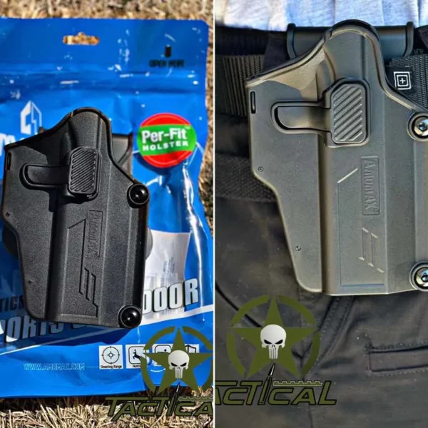 FUNDA AMOMAX UNIVERSAL GLOCK, SIG SAUER, CZ, RUGER, BERETTA, TAURUS, S&W