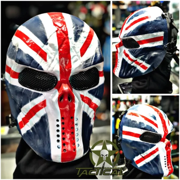MASCARAS DE CALAVERA (BANDERA DE INGLATERRA)