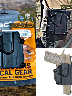 FUNDA UNIVERSAL DE 4 TORNILLOS GLOCK, SIG SAUER, TAURUS, RUGER, S&W