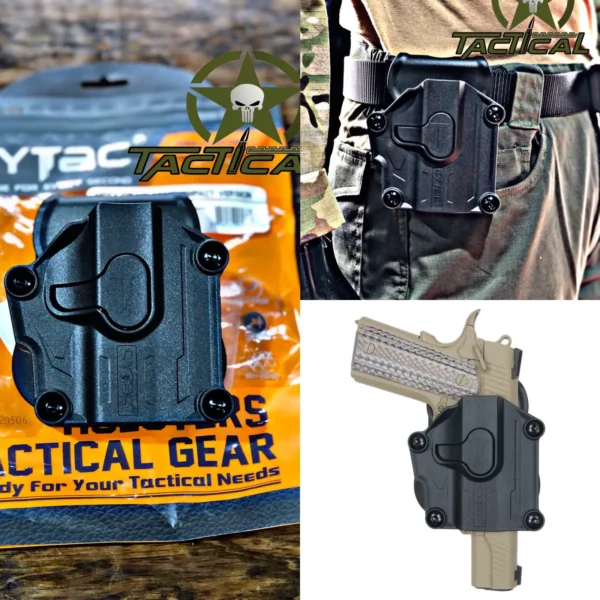 FUNDA UNIVERSAL DE 4 TORNILLOS GLOCK, SIG SAUER, TAURUS, RUGER, S&W