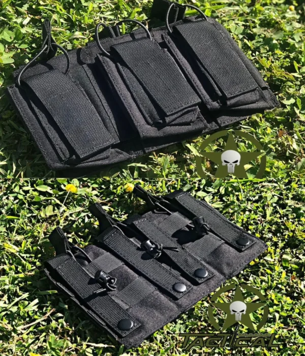 PORTACARGADOR TRIPLE PARA FUSIL