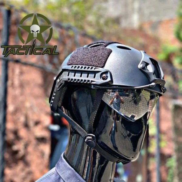 CASCO TACTICO NEGRO
