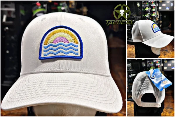 GORRA COLUMBIA BLANCA CON AMANECER