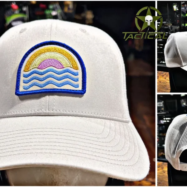 GORRA COLUMBIA BLANCA CON AMANECER