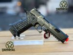 Pistola Airsoft AEP Combat Master 2011 con licencia EMG TTI y selección automática de fuego, con caja de cambios MOSFET