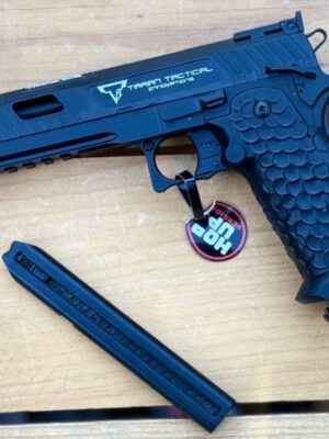 Pistola Airsoft AEP Combat Master 2011 con licencia EMG TTI y selección automática de fuego, con caja de cambios MOSFET