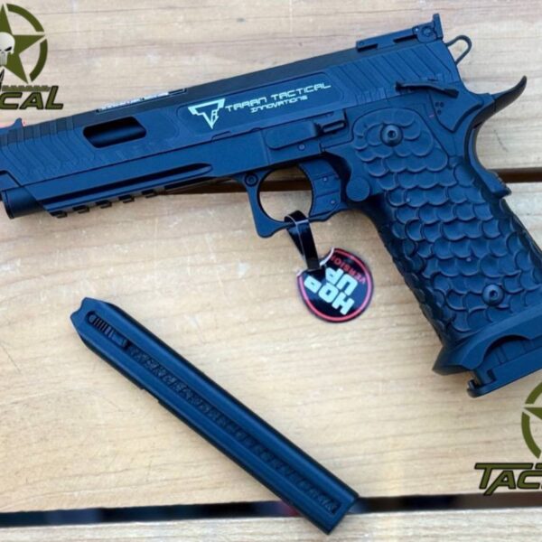 Pistola Airsoft AEP Combat Master 2011 con licencia EMG TTI y selección automática de fuego, con caja de cambios MOSFET