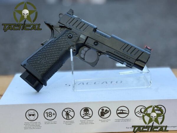 Pistola de airsoft EMG Helios Staccato XL 2011 con CO2 Blowback