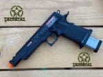 Pistola de Airsoft Combat Master Alpha Optic Ready 2011 con licencia EMG TTI