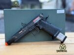 Pistola de Airsoft Combat Master Alpha Optic Ready 2011 con licencia EMG TTI