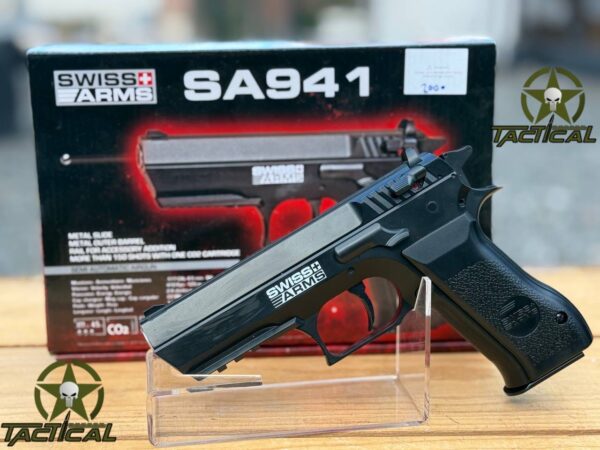 Pistola de aire comprimido Swiss Arms 941 Jericho de CO2 calibre .177
