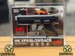 Pistola de aire comprimido Umarex H&K VP9 de tamaño completo con retroceso de CO2