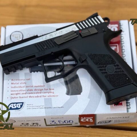 Pistola ASG CZ 75 P-07 Duty Blowback CO2 de 4,5 mm