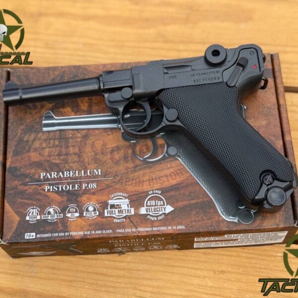 Pistola de aire comprimido Umarex Legends Luger P08 (calibre .177)