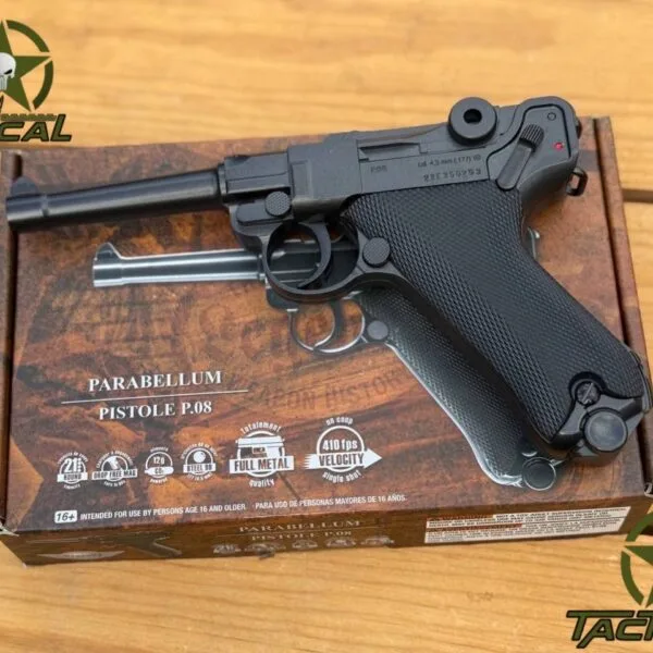Pistola de aire comprimido Umarex Legends Luger P08 (calibre .177)