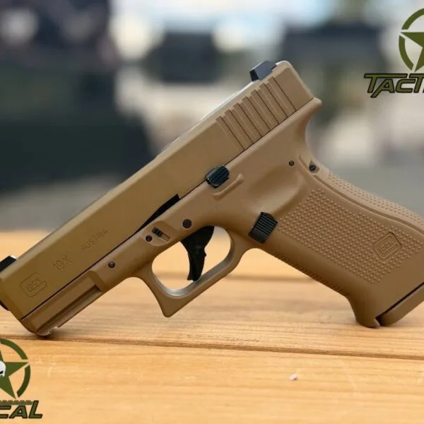 Pistola de aire comprimido Umarex GLOCK G19X de tamaño completo con retroceso de CO2 (pistola de aire comprimido calibre .177)