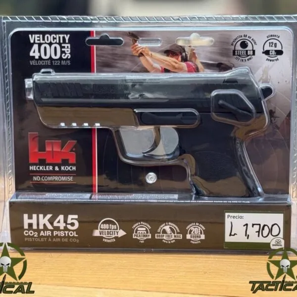 Pistola de aire comprimido Umarex Heckler & Koch HK45 de 4,5 mm