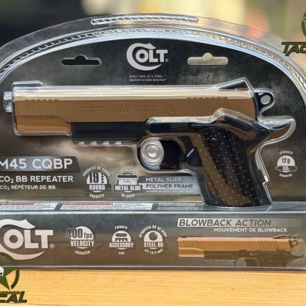 Pistola de aire comprimido Umarex Colt M45 CQBP .177 CO2 Blowback