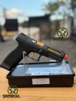 Pistola airsoft de combate adaptable APS X-CAP "Spyder" de CO2, con retroceso de aire comprimido