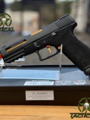 Pistola airsoft de combate adaptable APS X-CAP "Spyder" de CO2, con retroceso de aire comprimido