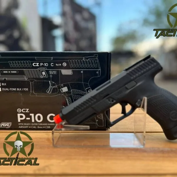 Pistola de airsoft con retroceso de gas CZ P-10C con licencia