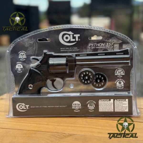 Revólver Umarex Colt Python .357 CO2 (pistola de aire comprimido de 4,5 mm)