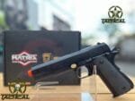 Pistola de airsoft Matrix x Golden Eagle Full Metal M1911A1 con retroceso de gas