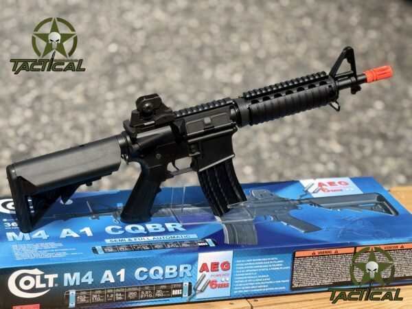 Colt M4 CQB-R SOPMOD Airsoft AEG con licencia y caja de engranajes metálica