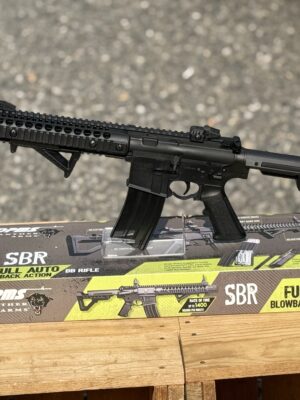 Rifle de aire comprimido Crosman DPMS SBR totalmente automático con retroceso de CO2, calibre .177