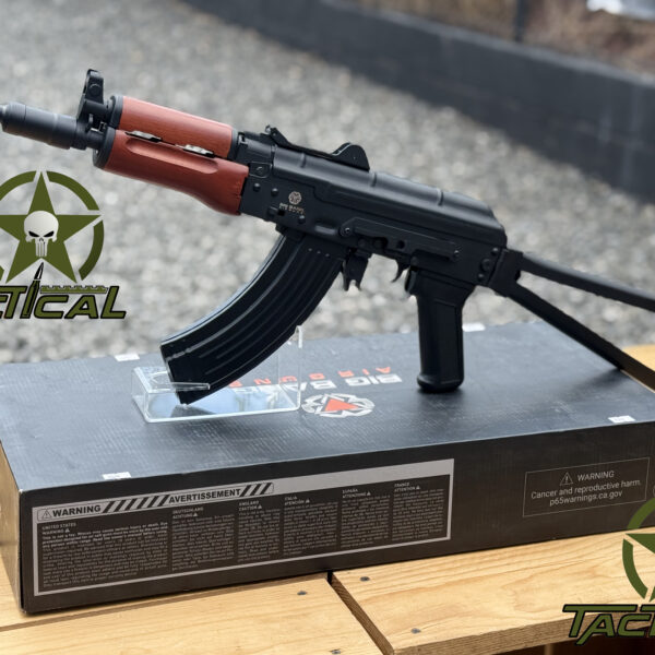 Rifle de aire comprimido Big Bang AK-74 semiautomático de metal, calibre .177, 4,5 mm, propulsado por CO2